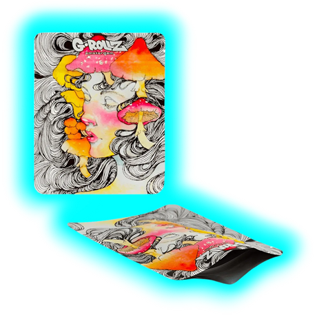 G-Rollz Mushroom Lady Smellproof Bags 100 x 125mm 50pcs