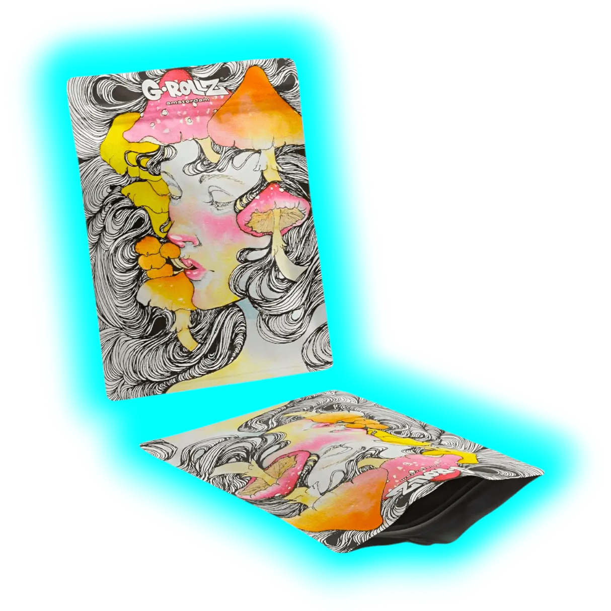 G-Rollz Mushroom Lady Smellproof Bags 150 x 200mm 25pcs