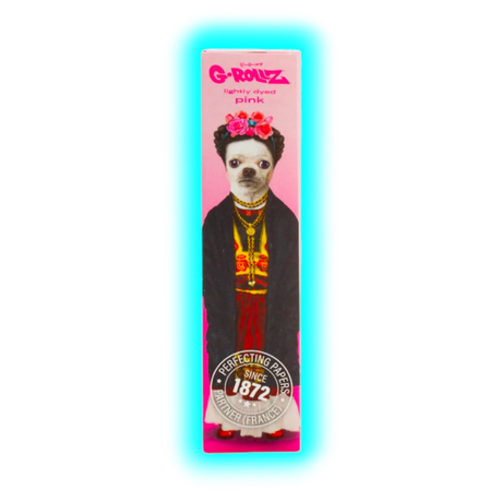 G-Rollz Pets Rock Lightly Died Pink KS Slim Papers