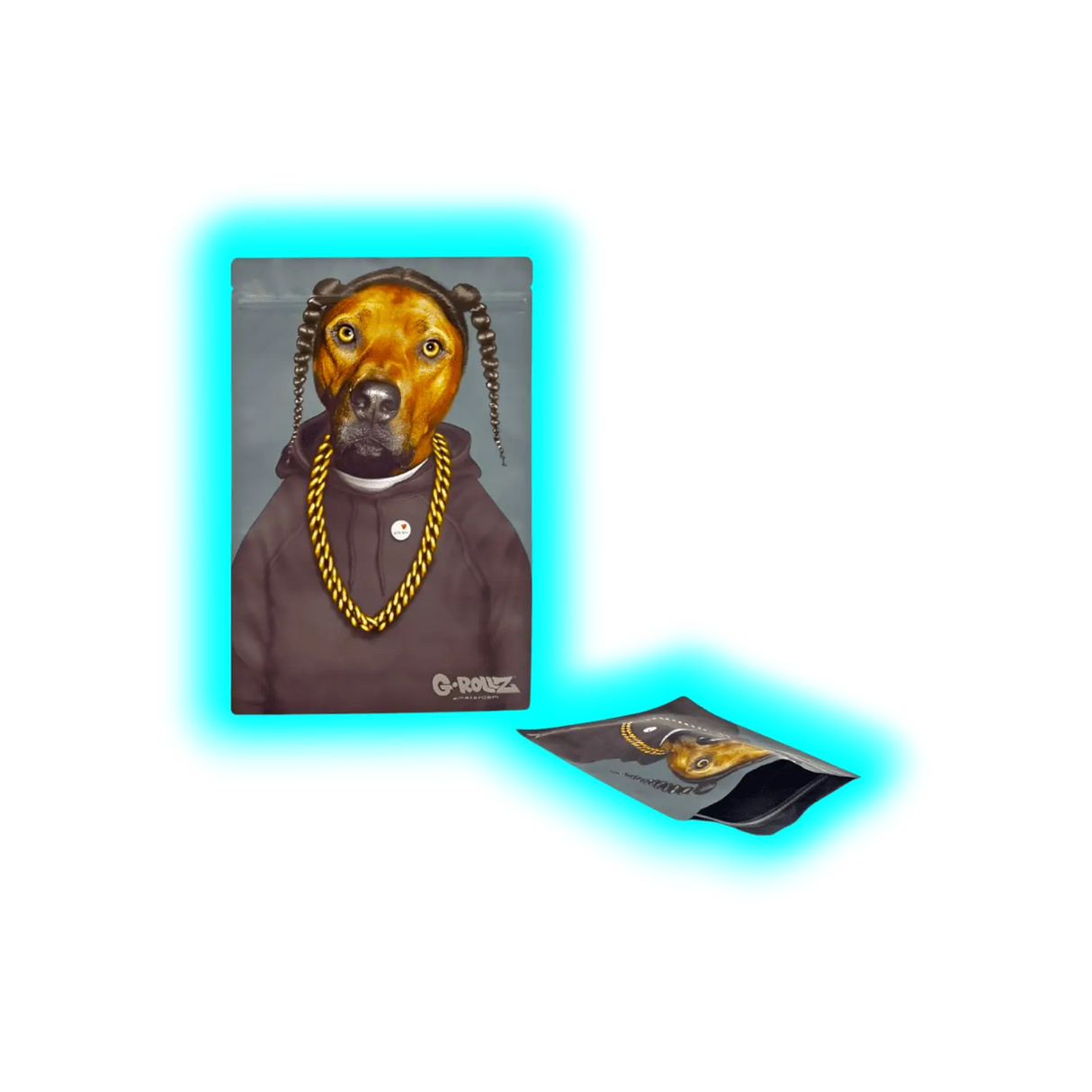 G-Rollz Pets Rock Rap Smellproof Bags 150 x 200mm 1pc