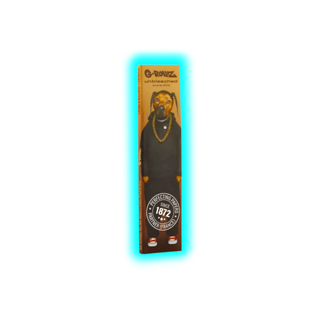 G-Rollz Pets Rock Rap Unbleached King Slim Papers
