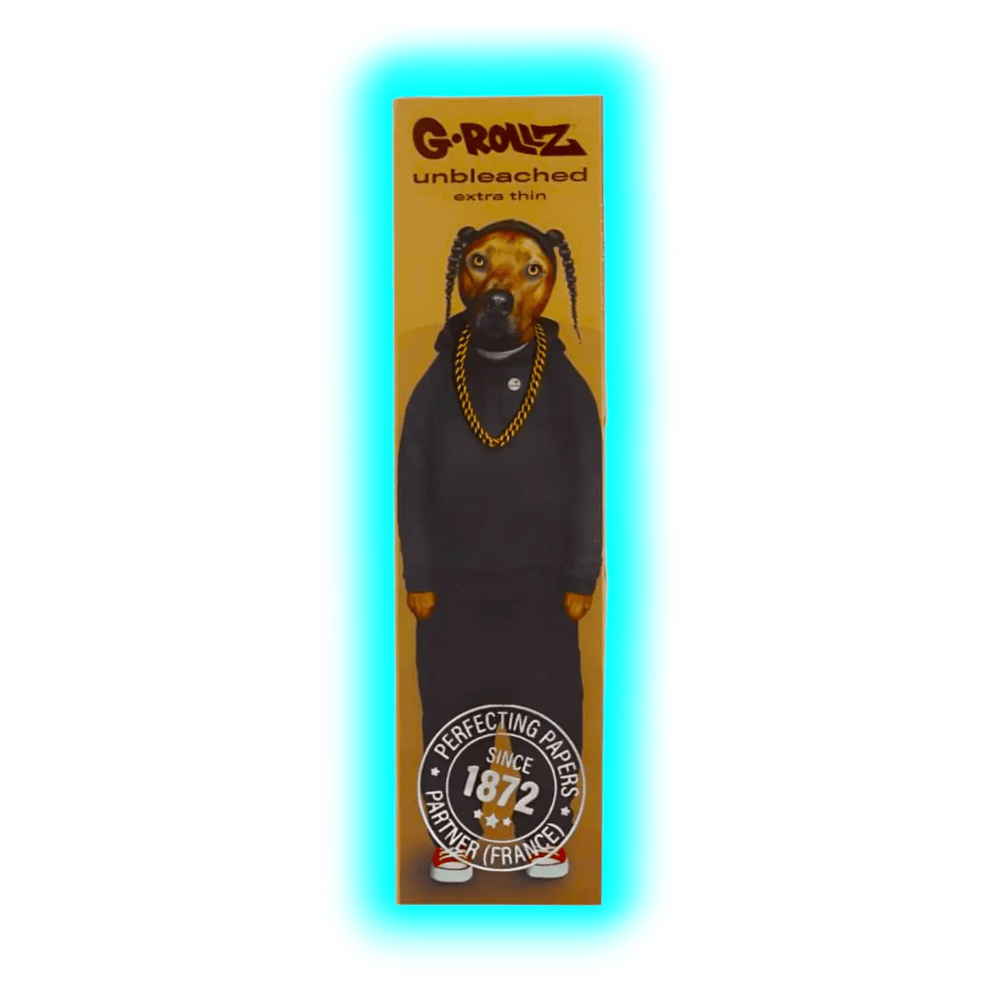 G-Rollz Pets Rock Rap Unbleached KS Papers + Tips