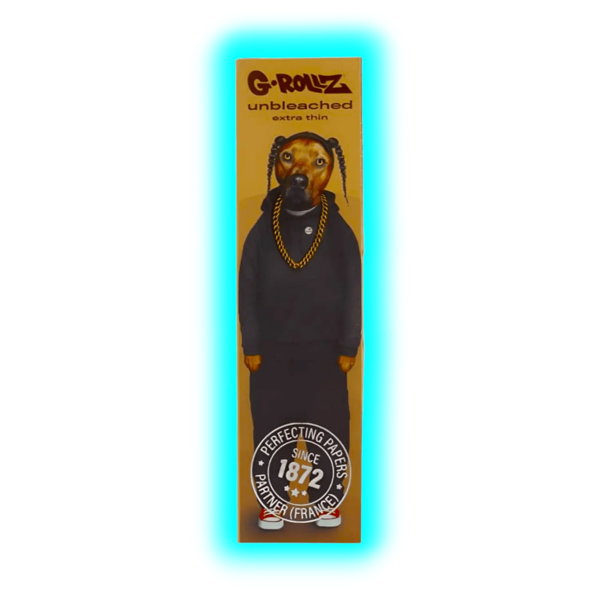 G-Rollz Pets Rock Rap Unbleached KS Papers + Tips
