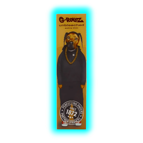 G-Rollz Pets Rock Rap Unbleached KS Papers + Tips