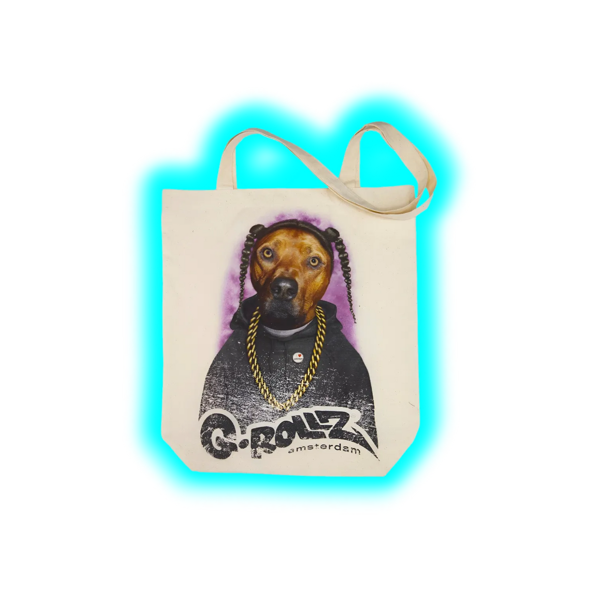 G-Rollz Pets Rock Reggae Rap Tote Bag - 42x38cm