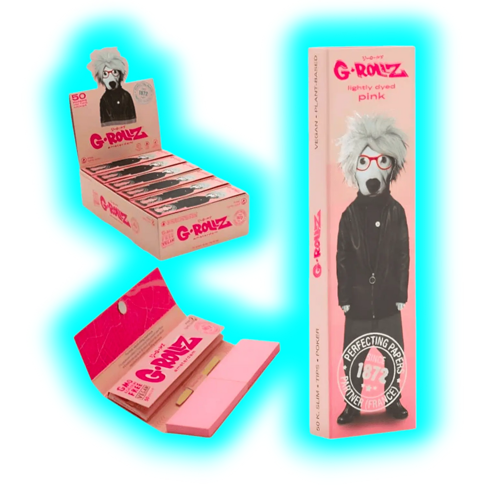 G-Rollz Pets Rock Soup Pink KS Papers + Tips