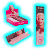 G-Rollz Radio Days Fabulous Face Pink King Slim Papers Display
