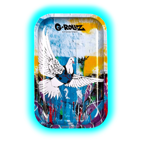 G-Rollz Rolling Tray M Banksy's Bulletproof Dove 175 x 275mm
