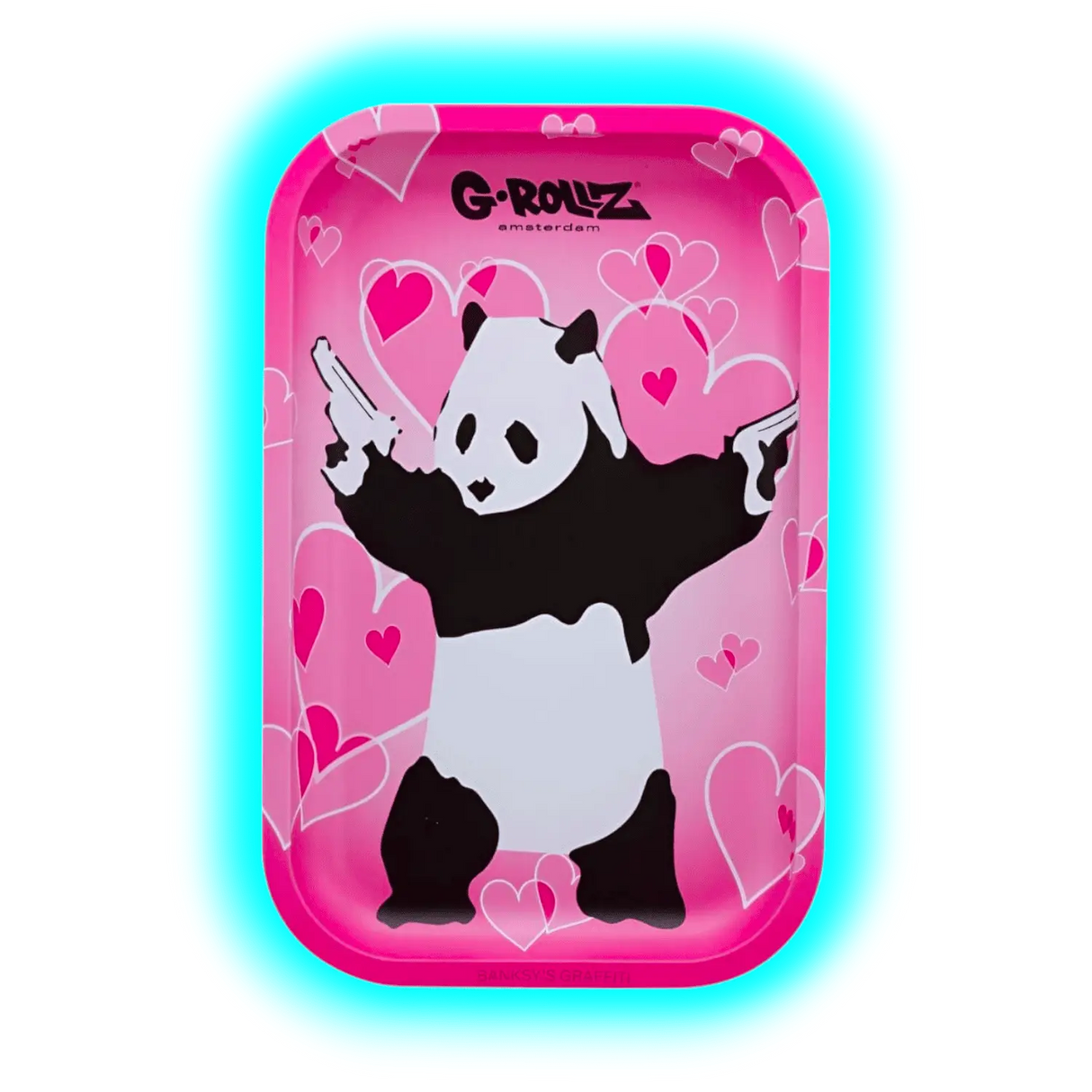 G-Rollz Rolling Tray M Banksy's Panda Gunnin 175 x 275mm