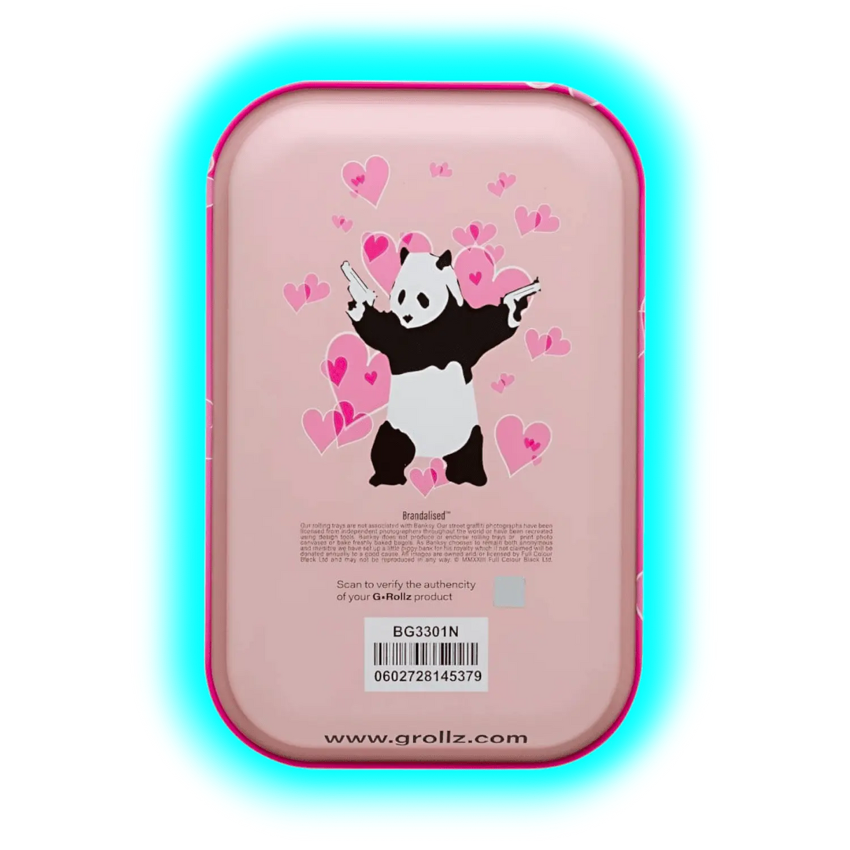 G-Rollz Rolling Tray M Banksy's Panda Gunnin 175 x 275mm