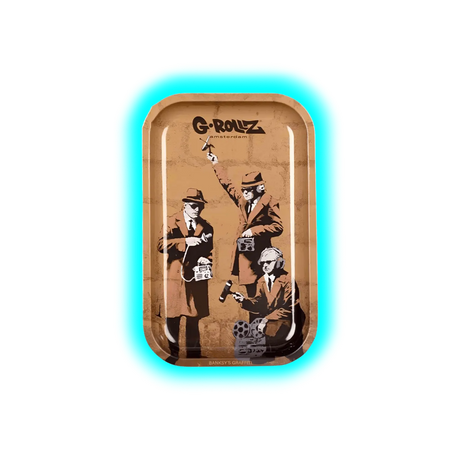 G-Rollz Rolling Tray M Banksy's Spy Booth 175 x 275mm