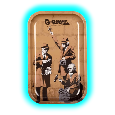 G-Rollz Rolling Tray M Banksy's Spy Booth 175 x 275mm
