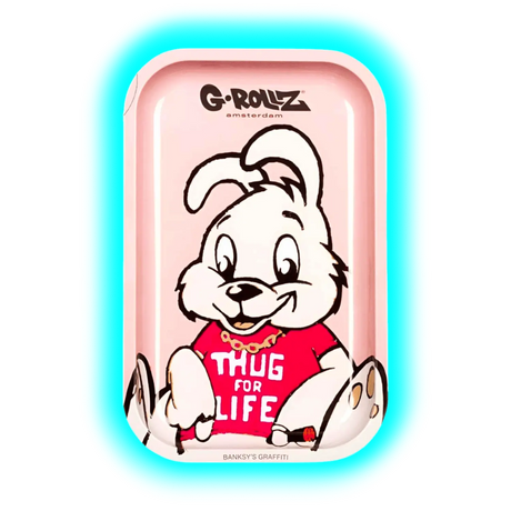G-Rollz Rolling Tray M Banksy's Thug for Life 175 x 275mm