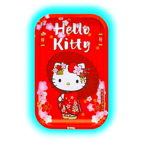 G-Rollz Rolling Tray M Hello Kitty Kimono Red 175 x 275mm