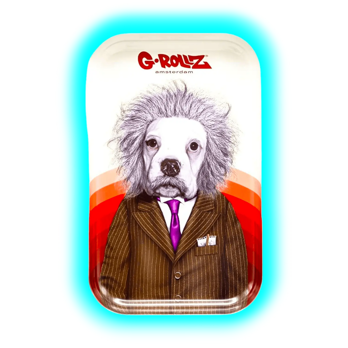 G-Rollz Rolling Tray M Pets Rock - Brain 175 x 275mm