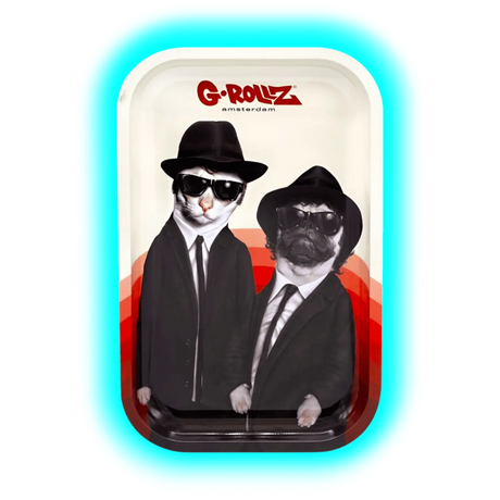 G-Rollz Rolling Tray M Pets Rock - Brothers 175 x 275mm