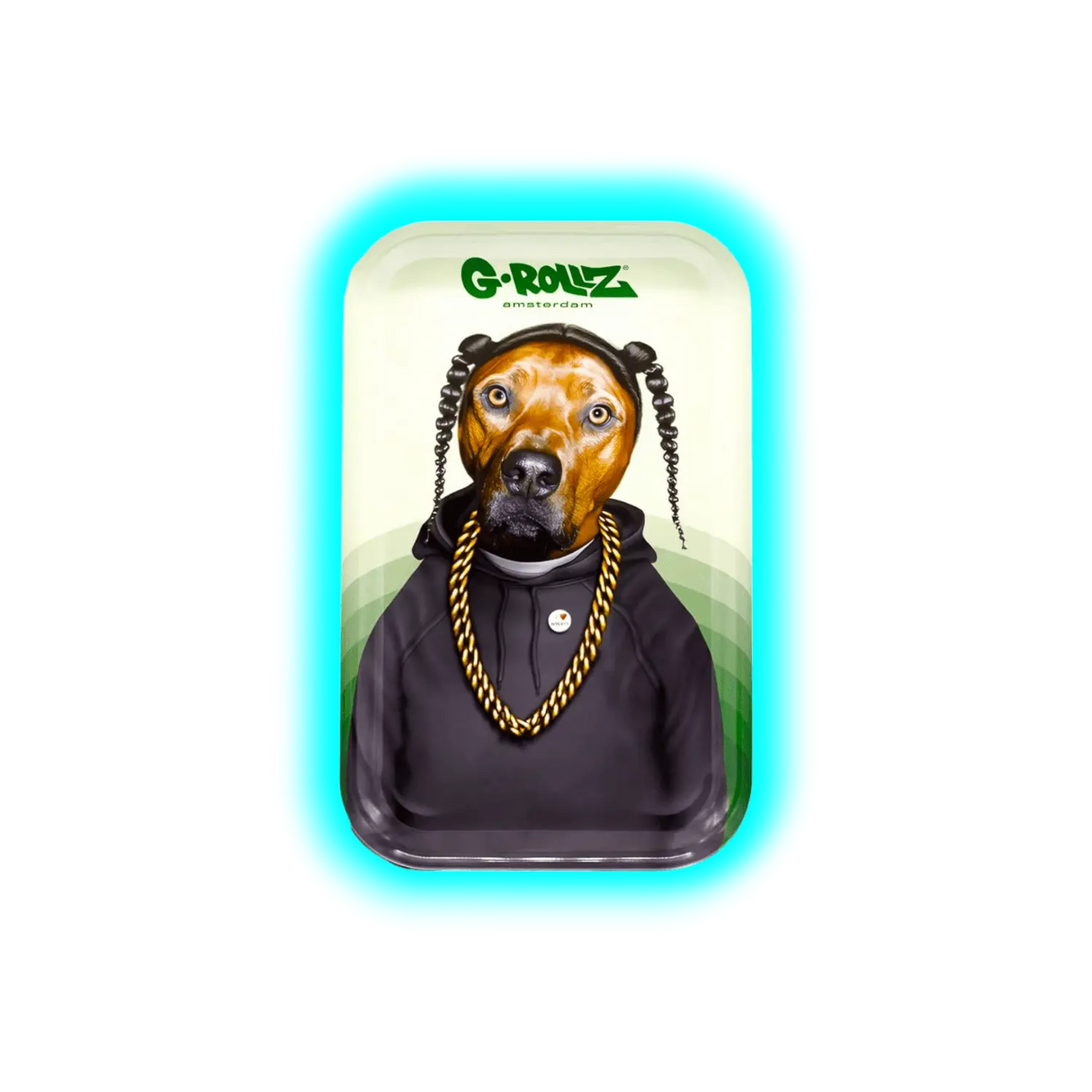 G-Rollz Rolling Tray M Pets Rock - Rap 175 x 275mm