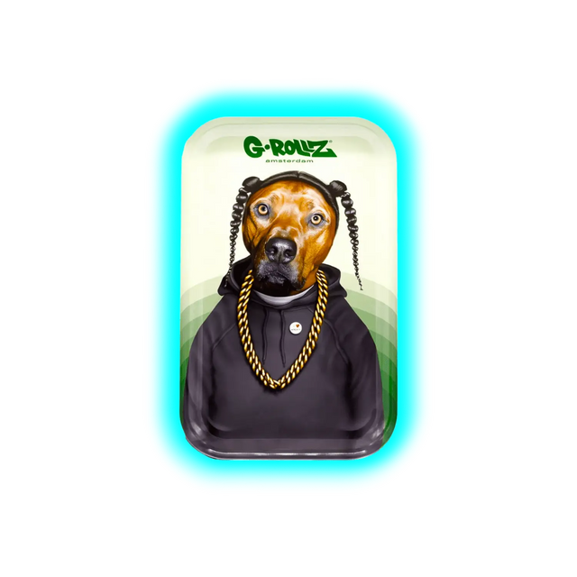 G-Rollz Rolling Tray M Pets Rock - Rap 175 x 275mm