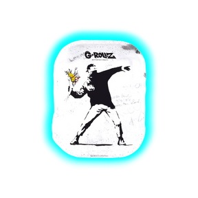 G-Rollz Rolling Tray S Banksy's Flower Thrower Alt 140 x 180mm