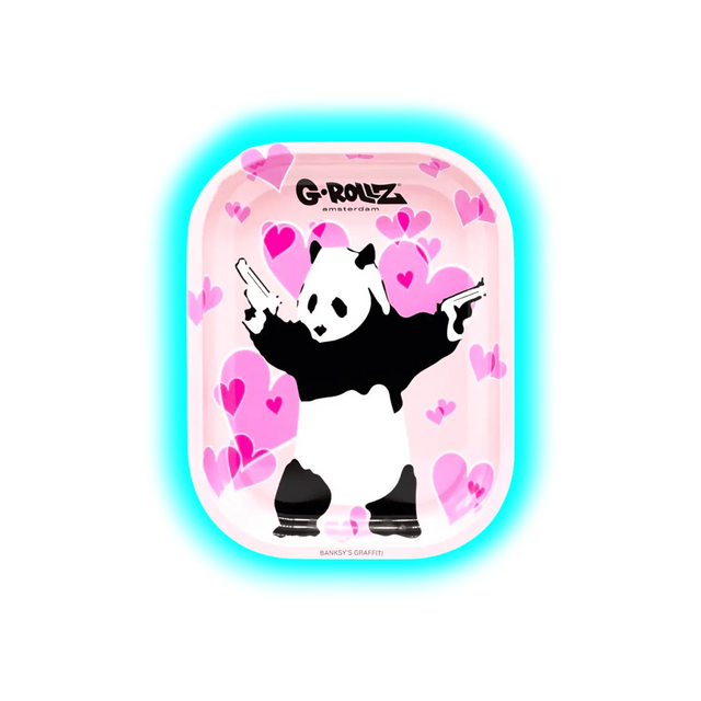 G-Rollz Rolling Tray S Banksy's Panda Gunnin 140 x 180mm