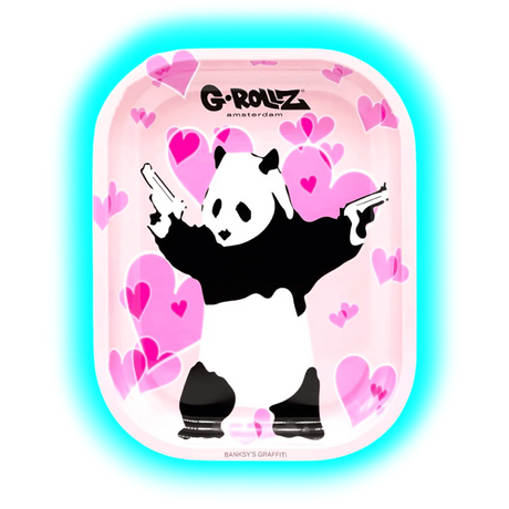 G-Rollz Rolling Tray S Banksy's Panda Gunnin 140 x 180mm