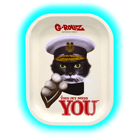 G-Rollz Rolling Tray S Pets Rock - Kitchener 140 x 180mm