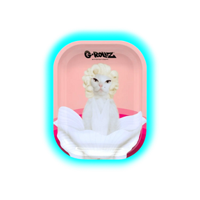 G-Rollz Rolling Tray S Pets Rock - Pink Diamonds 140 x 180mm