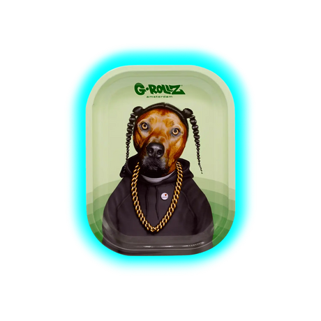 G-Rollz Rolling Tray S Pets Rock - Rap 140 x 180mm