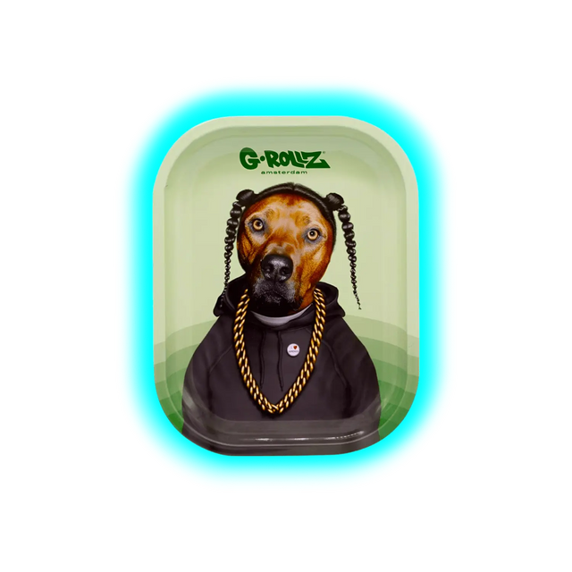 G-Rollz Rolling Tray S Pets Rock - Rap 140 x 180mm