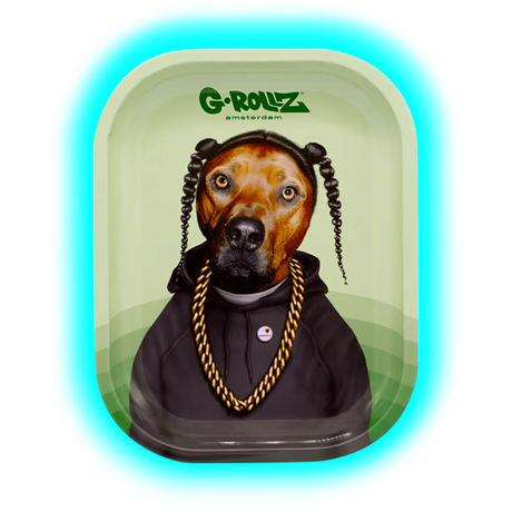 G-Rollz Rolling Tray S Pets Rock - Rap 140 x 180mm