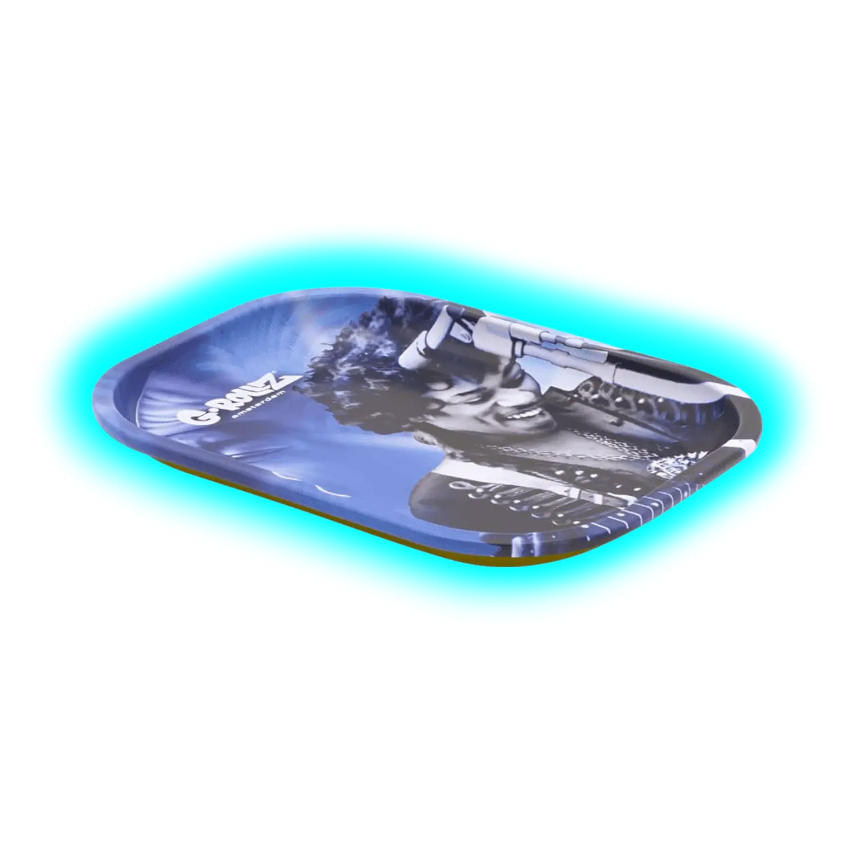 G-Rollz Rolling Tray S Radio Days Blue Spark 140 x 180mm