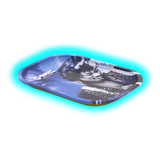 G-Rollz Rolling Tray S Radio Days Blue Spark 140 x 180mm