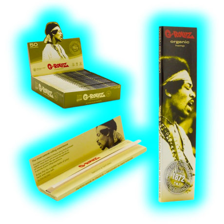 G-Rollz Serenade Organic Hemp KS Slim Papers Display 25pcs