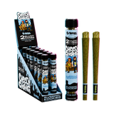 G-Rollz Terpene Infused Blunt Blueberry Kookies 2pcs von hinten fotografiert (Rückansicht)