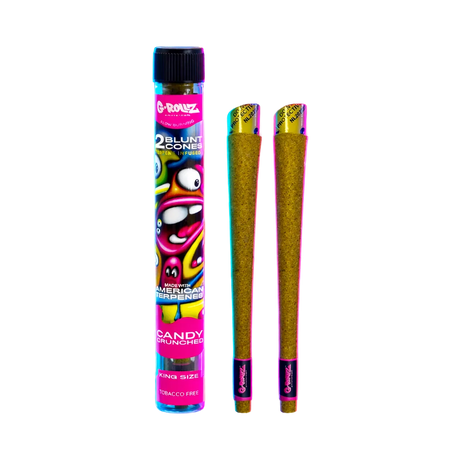 G-Rollz Terpene Infused Blunt Cones Candy Crunched 2pcs