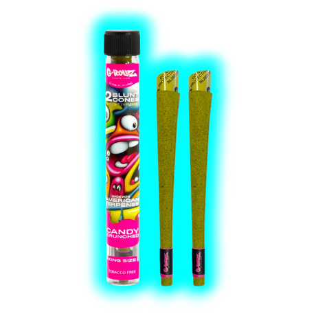 G-Rollz Terpene Infused Blunt Cones Candy Crunched 2pcs