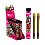 G-Rollz Terpene Infused Blunt Cones Candy Crunched 2pcs von hinten fotografiert (Rückansicht)