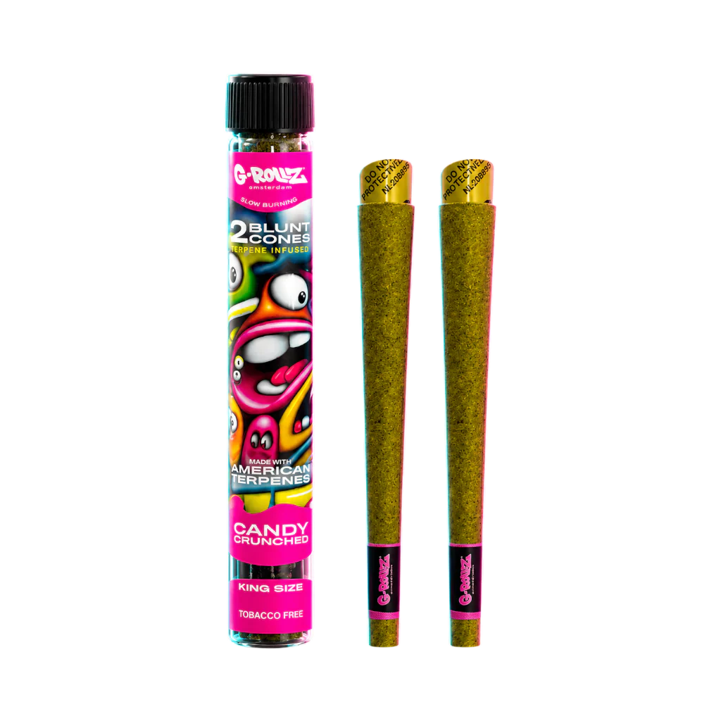 G-Rollz Terpene Infused Blunt Cones Candy Crunched 2pcs