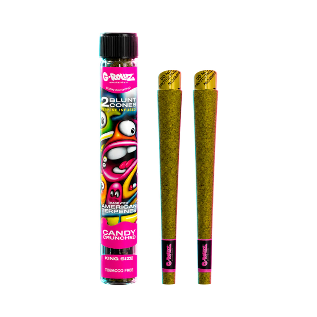 G-Rollz Terpene Infused Blunt Cones Candy Crunched 2pcs