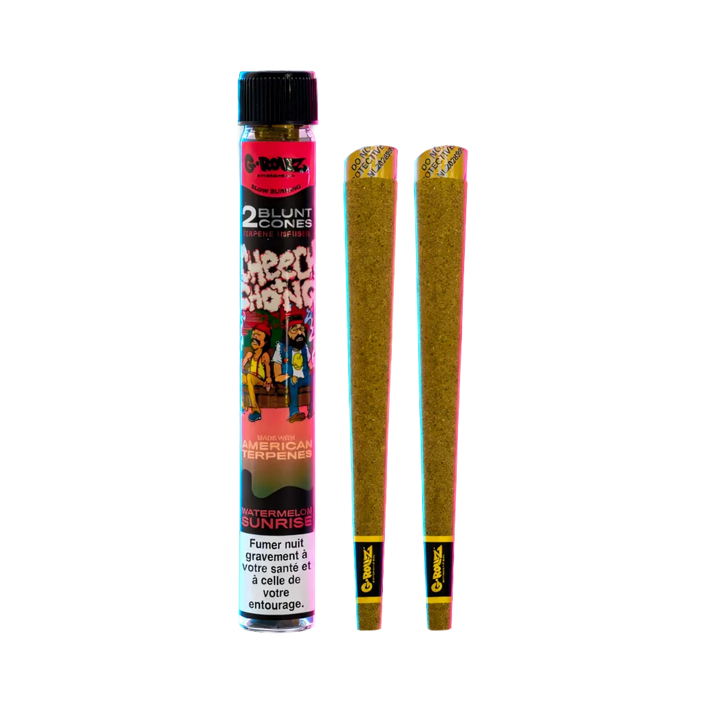 G-Rollz Terpene Infused Blunt Cones Watermelon Sunrise 2pcs