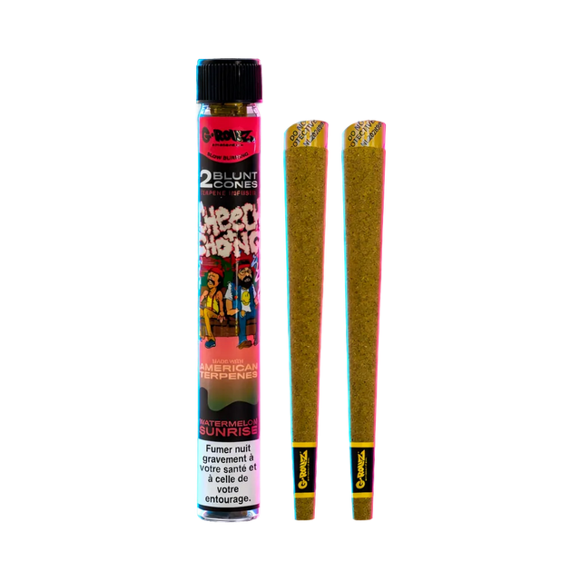 G-Rollz Terpene Infused Blunt Cones Watermelon Sunrise 2pcs