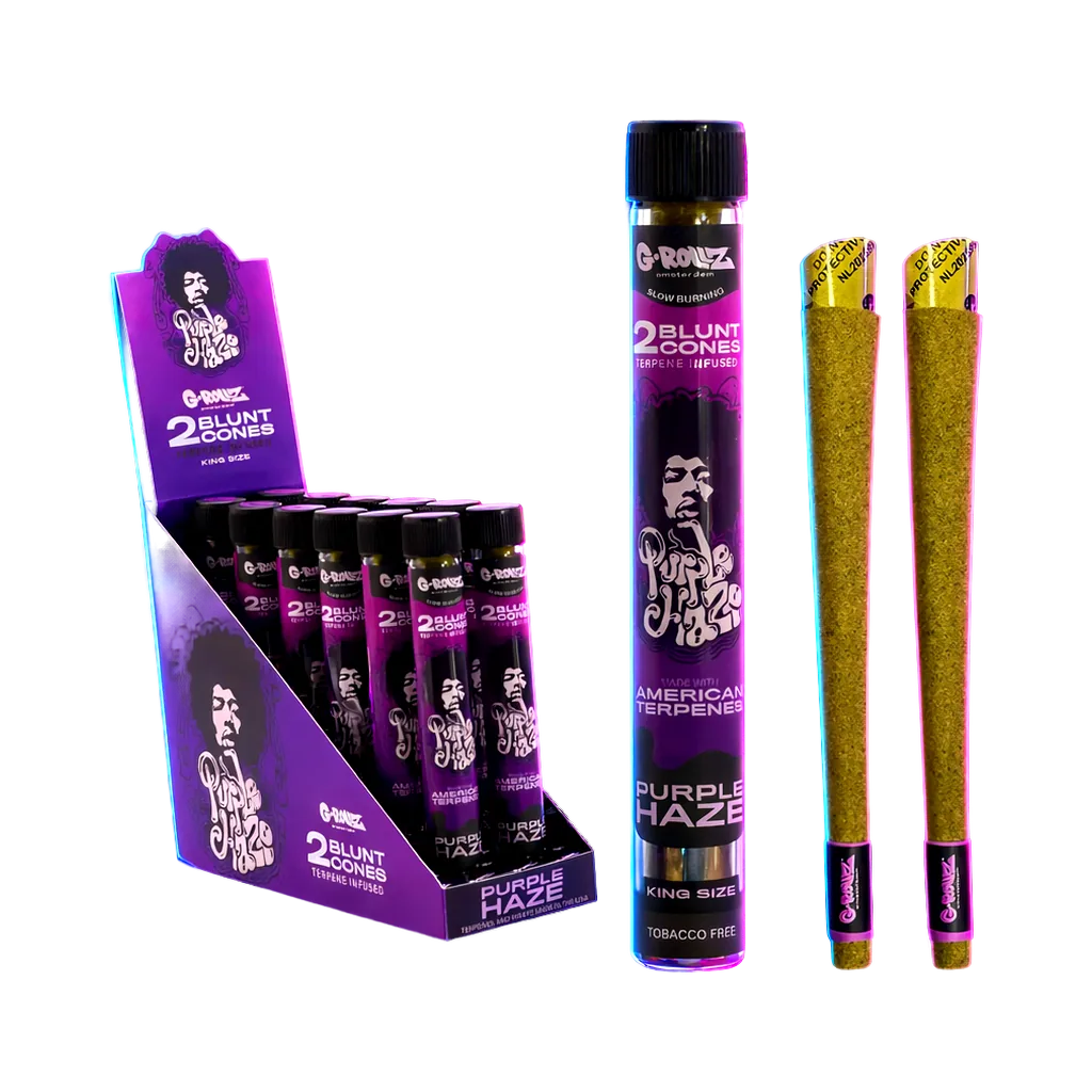 G-Rollz Terpene Infused Blunt Purple Haze 2pcs