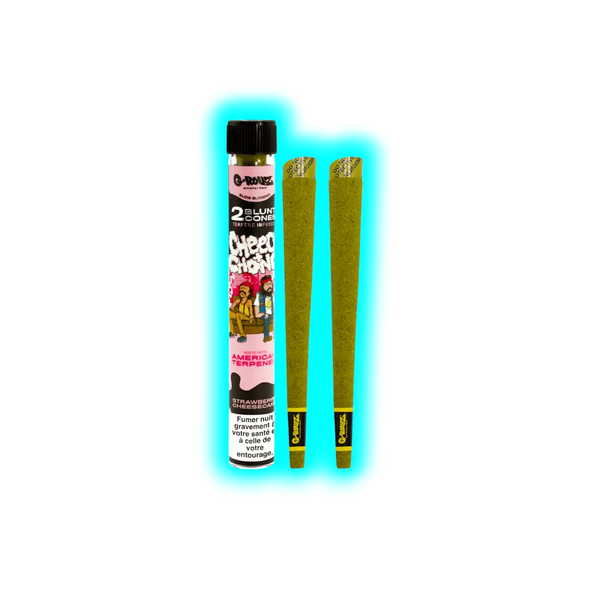 G-Rollz Terpene Infused Blunt Strawberry Cheesecake 2pcs