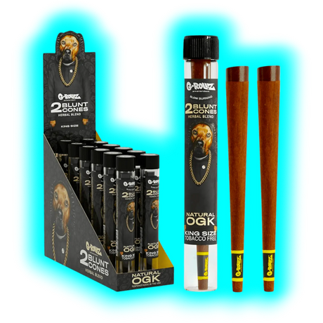 G-Rollz Terpene Infused Herbal Blunt Natural OGK 2pcs