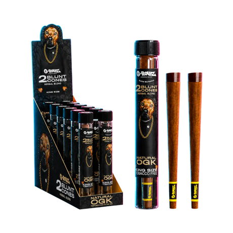 G-Rollz Terpene Infused Herbal Blunt Natural OGK 2pcs