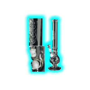 G-Spot Ringball Eisbong Flame Polished 3-teilig 50cm 5mm