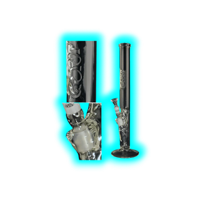 G-Spot Zylinder Eisbong Flame Polished 3-teilig 50cm 5mm