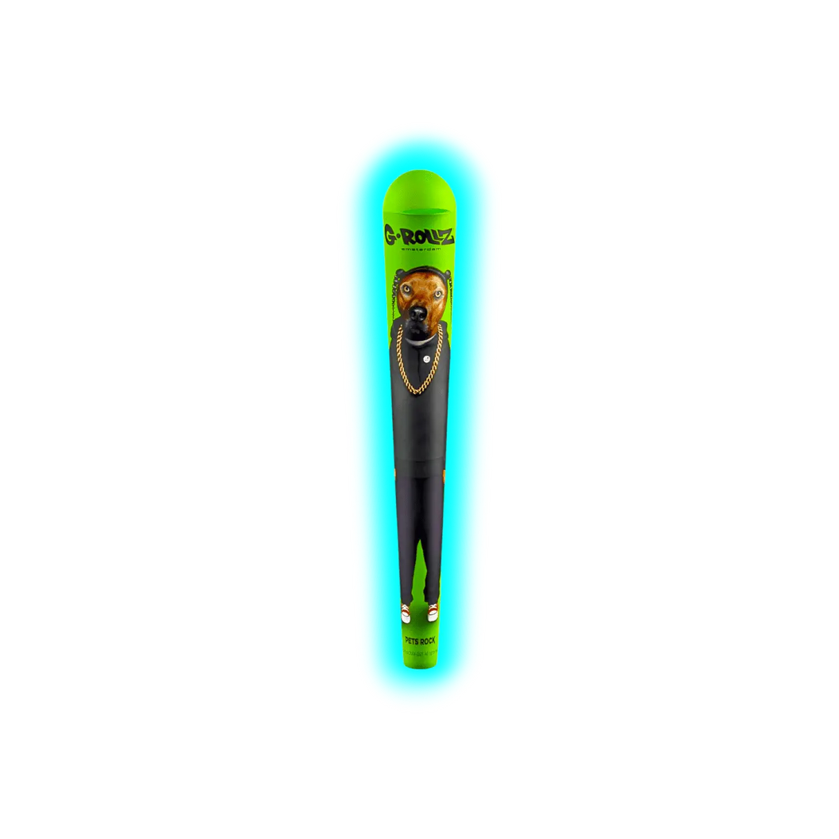 G-Tube Pets Rock Rap Cone Holder Green
