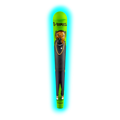 G-Tube Pets Rock Rap Cone Holder Green