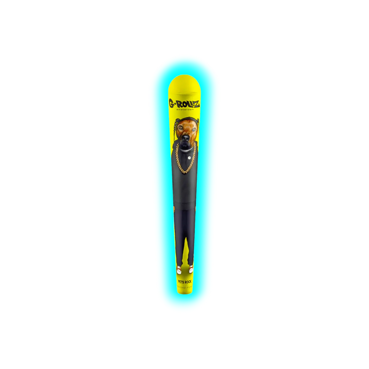 G-Tube Pets Rock Rap Cone Holder Yellow